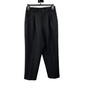 Vintage Kathie Lee Dress Pants Womens 14 Petites Used Black 14P